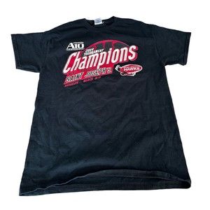 St Joesph University Hawks Mens M Black T-shirt 2014 Atlantic 10 Tournament